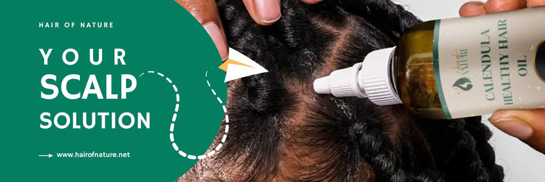 Calendula Hair Oil Benefits for hair growth by Hair of Nature
